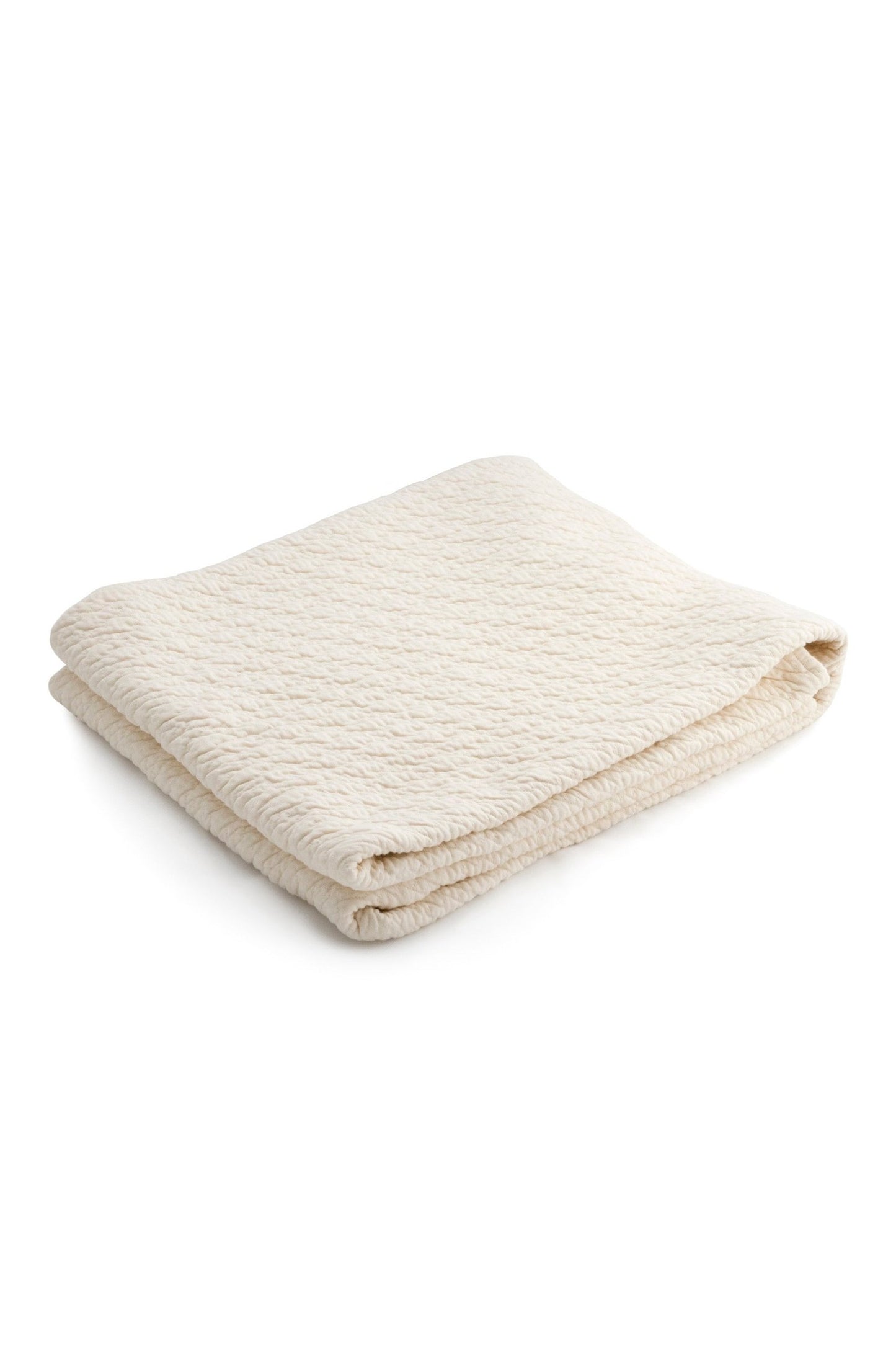 Organic Cotton Matelassé Blanket