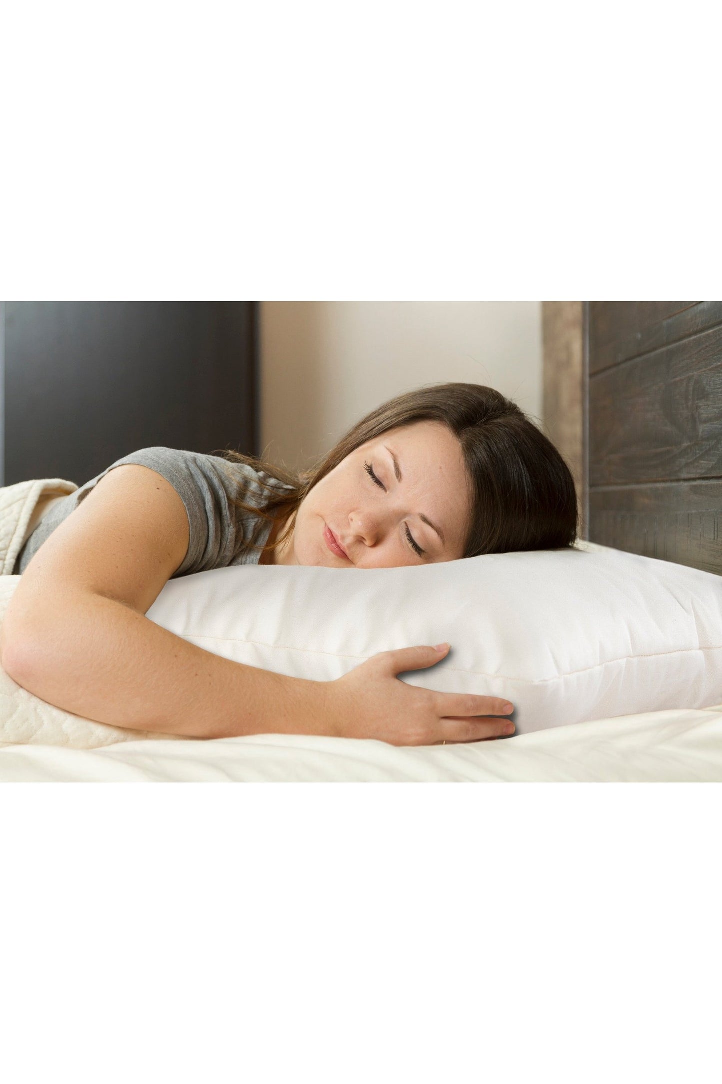 Organic Cotton Pillowcase for Side Sleeper Pillows