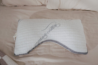 Luxury Side Sleeper - Adjustable Natural Latex Pillow for Neck, Shoulder and Back Pain Relief