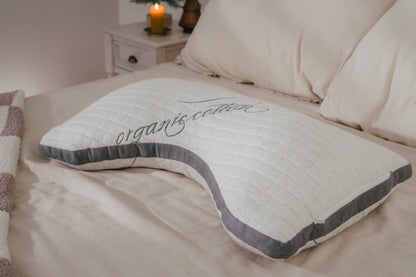 Luxury Side Sleeper - Adjustable Natural Latex Pillow for Neck, Shoulder and Back Pain Relief