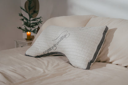 Luxury Side Sleeper - Adjustable Natural Latex Pillow for Neck, Shoulder and Back Pain Relief