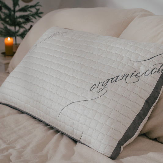 Luxury Rectangular Pillow - Adjustable Natural Latex Pillow for Neck, Shoulder and Back Pain Relief