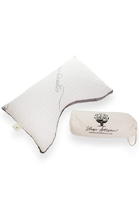 Luxury Side Sleeper - Adjustable Natural Latex Pillow for Neck, Shoulder and Back Pain Relief