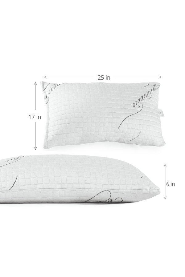 Encore Adjustable Washable Natural Latex Pillow | Luxury Cooling