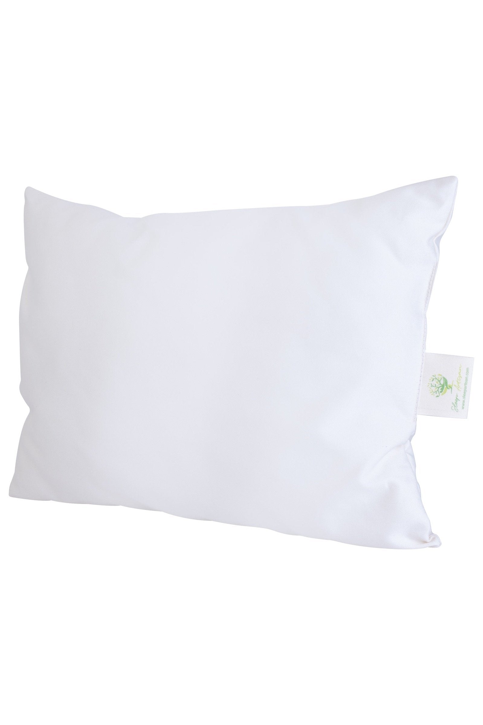 Organic Cotton Cover Toddler Pillow - Small Pillow for Travel - Made in USA