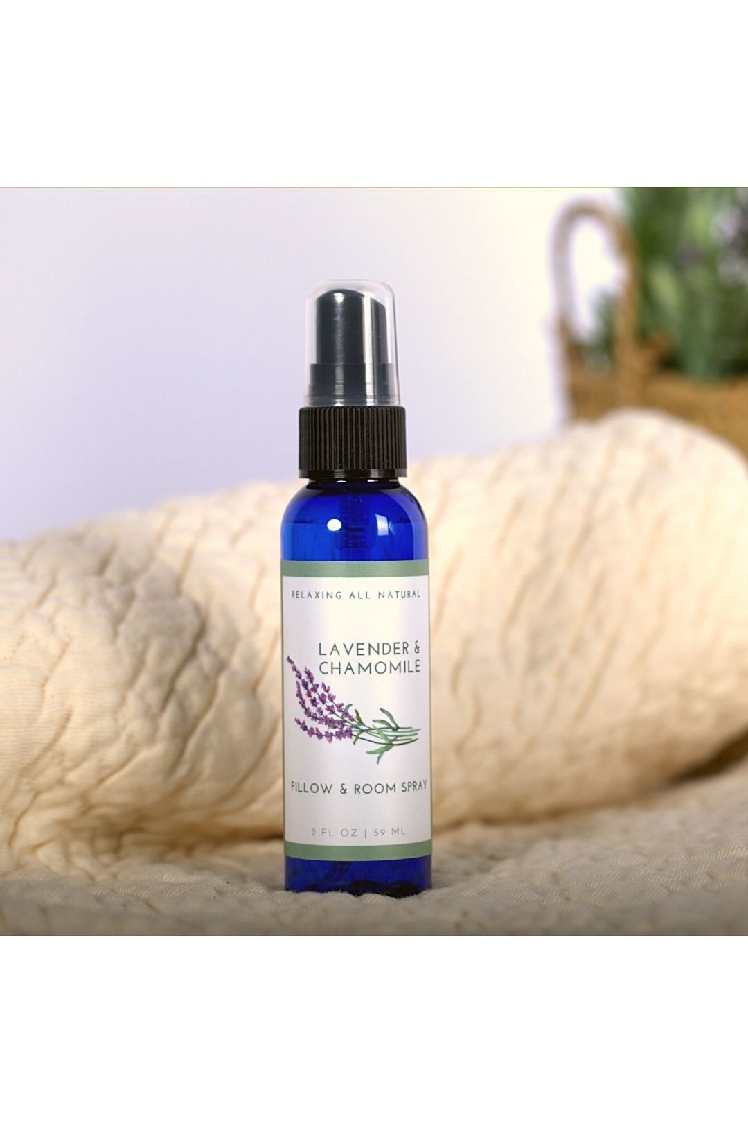 Lavender Chamomile Pillow Mist - Essential Oil Linen Spray