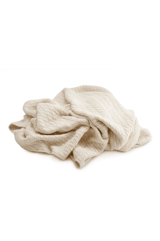 Organic Cotton Matelassé Blanket