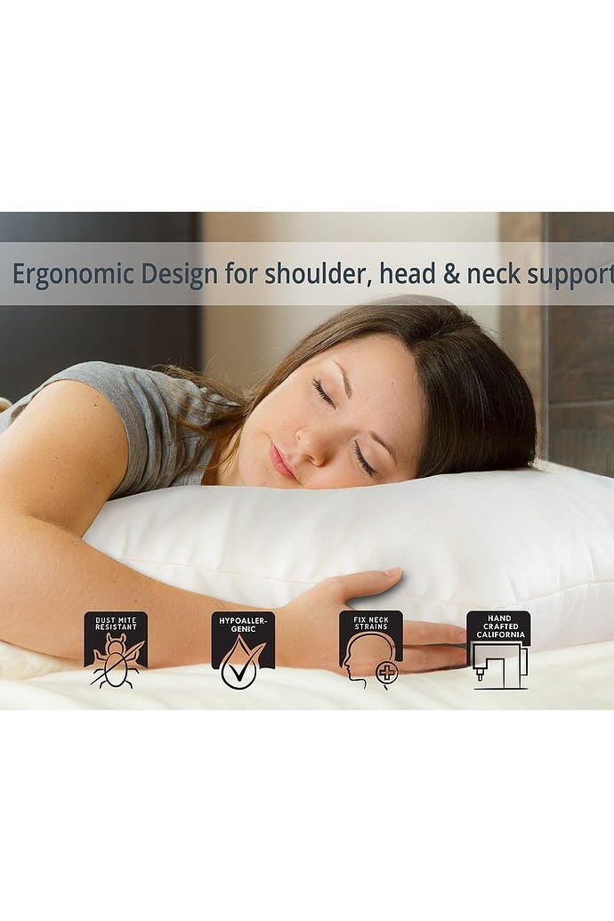 Organic Eco-Friendly Kapok & Natural latex Bed Pillows - Bed Pillow-St –  Sleep Artisan
